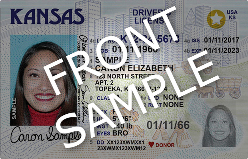 Drivers License Sample Front